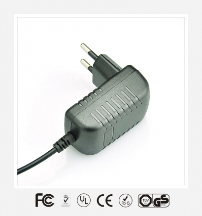 6V0.5A韓規(guī)臥式優(yōu)質電源適配器